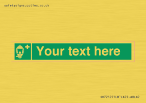 Custom sign safe condition Emergency escape breathing device